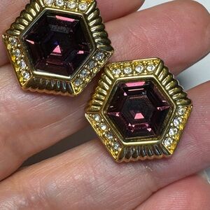 Swarovski vintage stud earrings